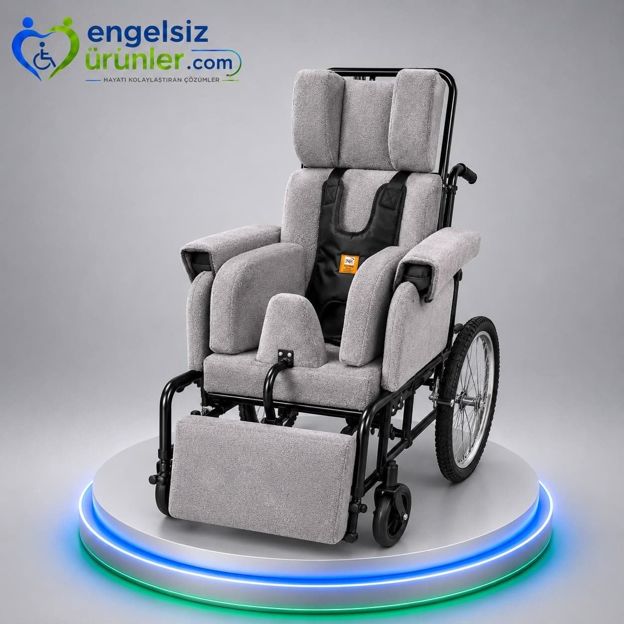 Yetişkin Skolyoz Destekli Tekerlekli Sandalyesi